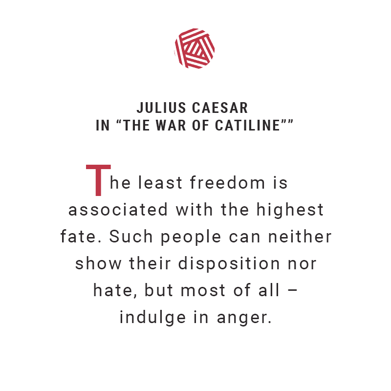 Julius Caesar in “The War of Catiline”